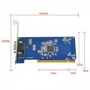 4 kanalų CCTV DVR į PCI video įrašymo įtaisas