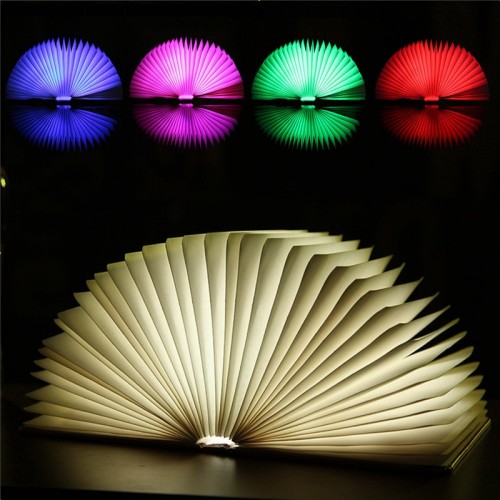 Pastatoma LED lempa "Šviečianti knyga 2"
