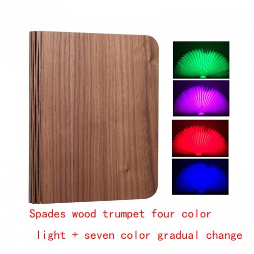 Pastatoma LED lempa "Šviečianti knyga 6" (keturios spalvos)