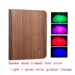 Pastatoma LED lempa "Šviečianti knyga 6" (keturios spalvos)