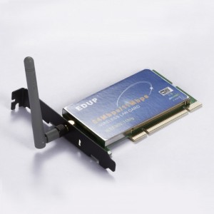 PCI 54 Mbps 202.11b/g WiF bevielis LAN kortelės adapteris