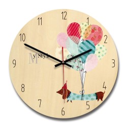 Sieninis laikrodis "Mano stilius" (28 x 28 cm, medinis)