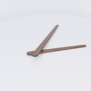 Laikrodžio mechanizmas + medinės rodyklės "Medžio stilius 3" (13 cm)