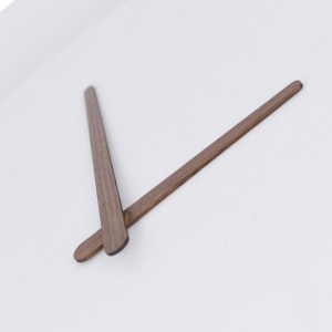 Laikrodžio mechanizmas + medinės rodyklės "Medžio stilius 4 (15 cm)