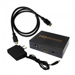 HDMI į DVI ir SPDIF + ausinės keitiklis (1080P)