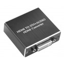 HDMI į DVI ir SPDIF + ausinės keitiklis (1080P)