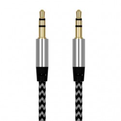 3.5mm kabelis ilgintuvas (1 metro, Gold-plated)