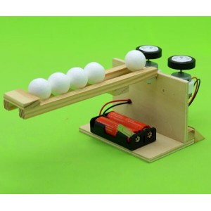 Surenkamas vaikiškas konstruktorius "Rutuliukų svaidyklė" (vaiko lavinimas, aukštos kokybės)