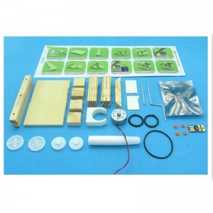 Surenkamas vaikiškas konstruktorius "Dinamo generatorius" (vaiko lavinimas, aukštos kokybės)