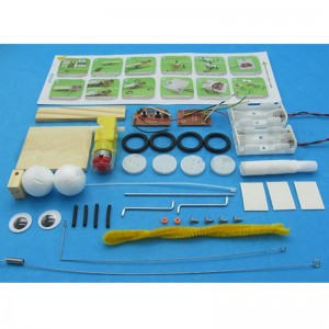 Surenkamas vaikiškas konstruktorius "Robotas ropliukas" (vaiko lavinimas, aukštos kokybės)