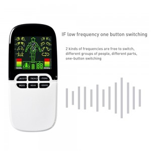 Elektroninis kūno masažuoklis-treniruoklis "Elegancija" (dvigubo veikimo, 4 elektrodų pagalvėlės)