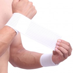 Elastinis diržas sportui "Spalvotieji dryžiukai" (1 vnt., medvilnė)