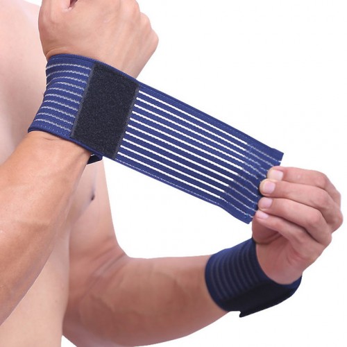 Elastinis diržas sportui "Spalvotieji dryžiukai 3" (1 vnt., medvilnė)