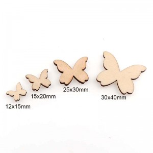 Medinės figūrėlės "Nuostabiausieji drugeliai" (50 vnt.