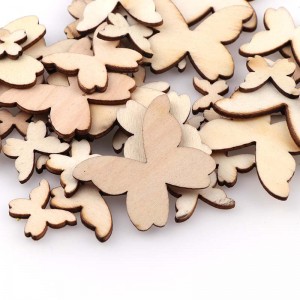 Medinės figūrėlės "Nuostabiausieji drugeliai" (50 vnt.