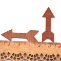 Medinės figūrėlės "Įvairiausios rodyklės 5" (50 vnt., 38 mm)