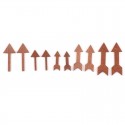 Medinės figūrėlės "Įvairiausios rodyklės" (50 vnt., 21-38 mm)