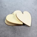 Medinės figūrėlės "Meilės širdelės" (100 vnt., 10 mm)