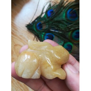 Figūrėlė "Mielasis kiškutis" (naturalus kristalas)