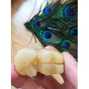 Figūrėlė "Mielasis kiškutis" (naturalus kristalas)