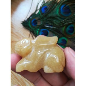 Figūrėlė "Mielasis kiškutis" (naturalus kristalas)