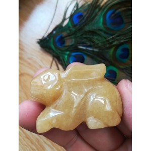 Figūrėlė "Mielasis kiškutis" (naturalus kristalas)