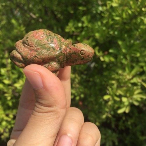 Figūrėlė "Vėžliukas 2" (opalitas, 4 x 2 x 2.5 cm)