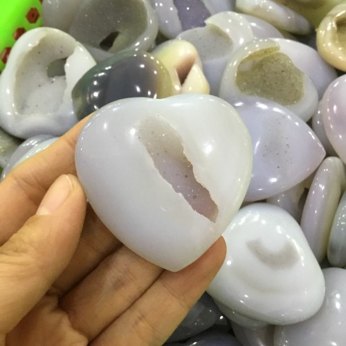 Figūrėlė "Širdelė" (agatas, 5 cm)