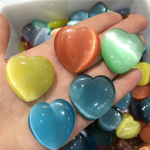 Figūrėlės "Širdelės" (opalitas, 3 vnt.)