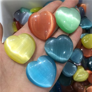 Figūrėlės "Širdelės" (opalitas, 3 vnt.)