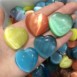 Figūrėlės "Širdelės" (opalitas, 3 vnt.)