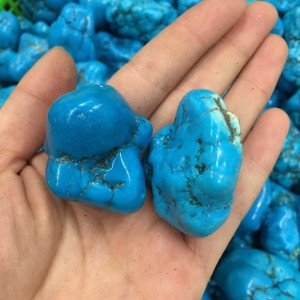 Mineralai "Originalus stilius" (turkis, 2 vnt., 2 cm)