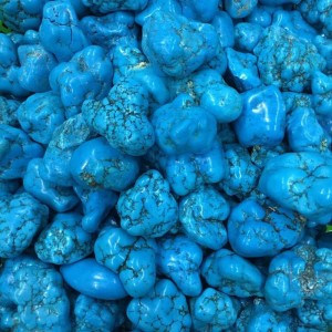 Mineralai "Originalus stilius" (turkis, 2 vnt., 2 cm)