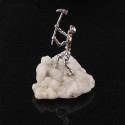 Figūrėlė "Kalnakasys 3" (baltasis kristalas, 120 g)