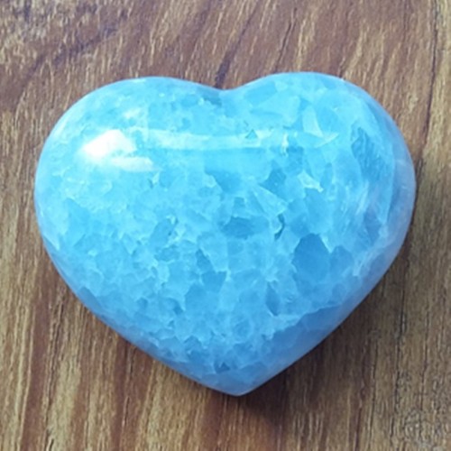 Figūrėlė "Mėlynoji širdelė" (celestitas, 253 g.)