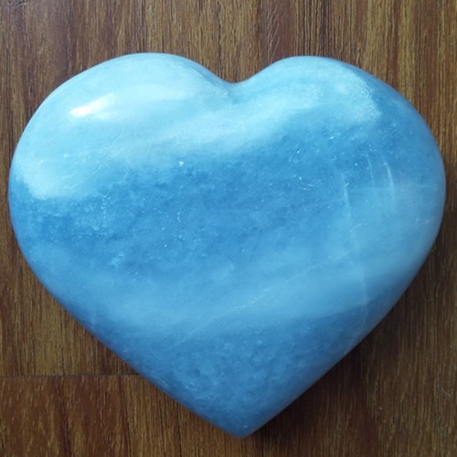 Figūrėlė "Mėlynoji širdelė 5" (celestitas, 394 g.)