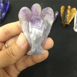 Figūrėlė "Violetinis angelas" (ametisto kvarco kristalas, 5 cm)