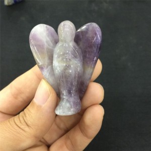 Figūrėlė "Violetinis angelas" (ametisto kvarco kristalas, 5 cm)