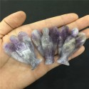 Figūrėlė "Violetinis angelas" (ametisto kvarco kristalas, 5 cm)