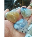 Figūrėlės "Šviesiosios širdelės" (amazonitas, 3 vnt.)