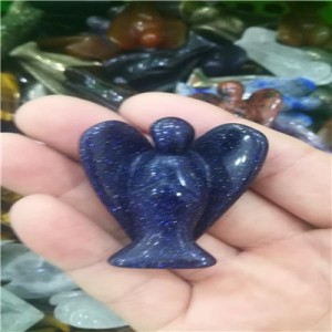 Figūrėlė "Angelas sargas 3" (naturalus akmuo, 5 cm)