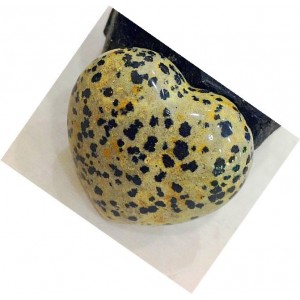 Figūrėlė "Leopardinė širdelė" (kvarco kristalas, 5 cm, 50 g)