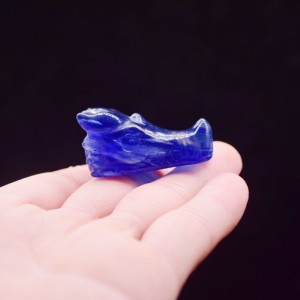 Figūrėlė "Mėlynoji drakono galva" (kvarco kristalas, 4 cm, 20 g)