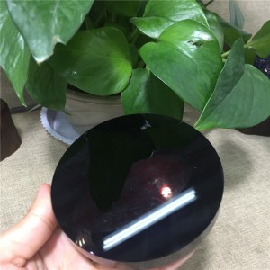 Diskas "Fengšui" (juodasis obsidianas, 10 cm)