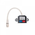 RJ45 tinklo dalintuvas 8 į 4 (2 x 100 Base-TX, 4-PIN)