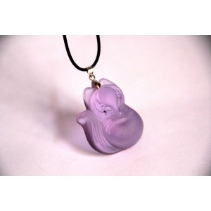 Pakabuko figūrėlė "Rožinė laputė" (ametistas)