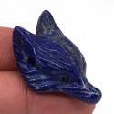 Pakabuko figūrėlė "Mėlynoji vilko galva 4" (Lapis lazuli kvarco kristalas, 34 x 25 x 11 mm)