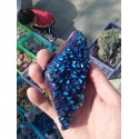 Naturalaus kalnų kristalo akmuo "Mėlynoji aura" (6 x 4 cm)