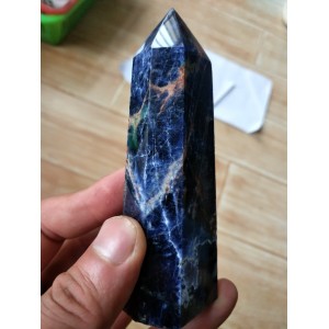 Natūralus mineralas "Mėlynasis obeliskas" (9 cm, 90 g)
