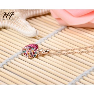 Pakabukas "Dviguba širdelė" (austriški kristalai)